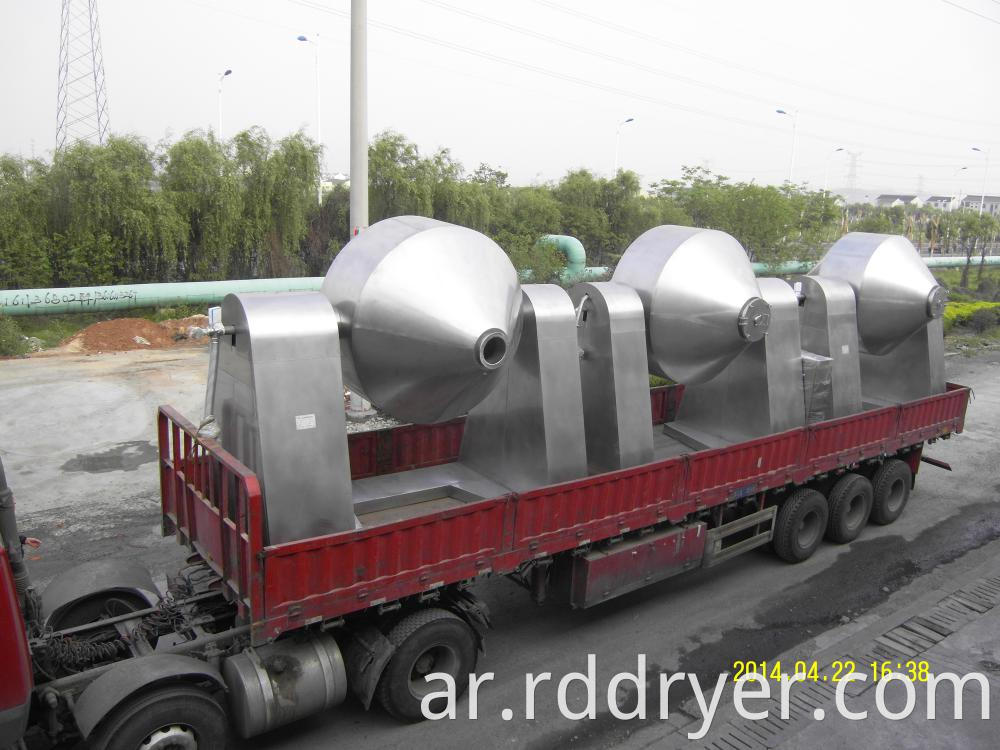 Double Cone Rotary Vacuum Dryer for Chemical Fiber-Material